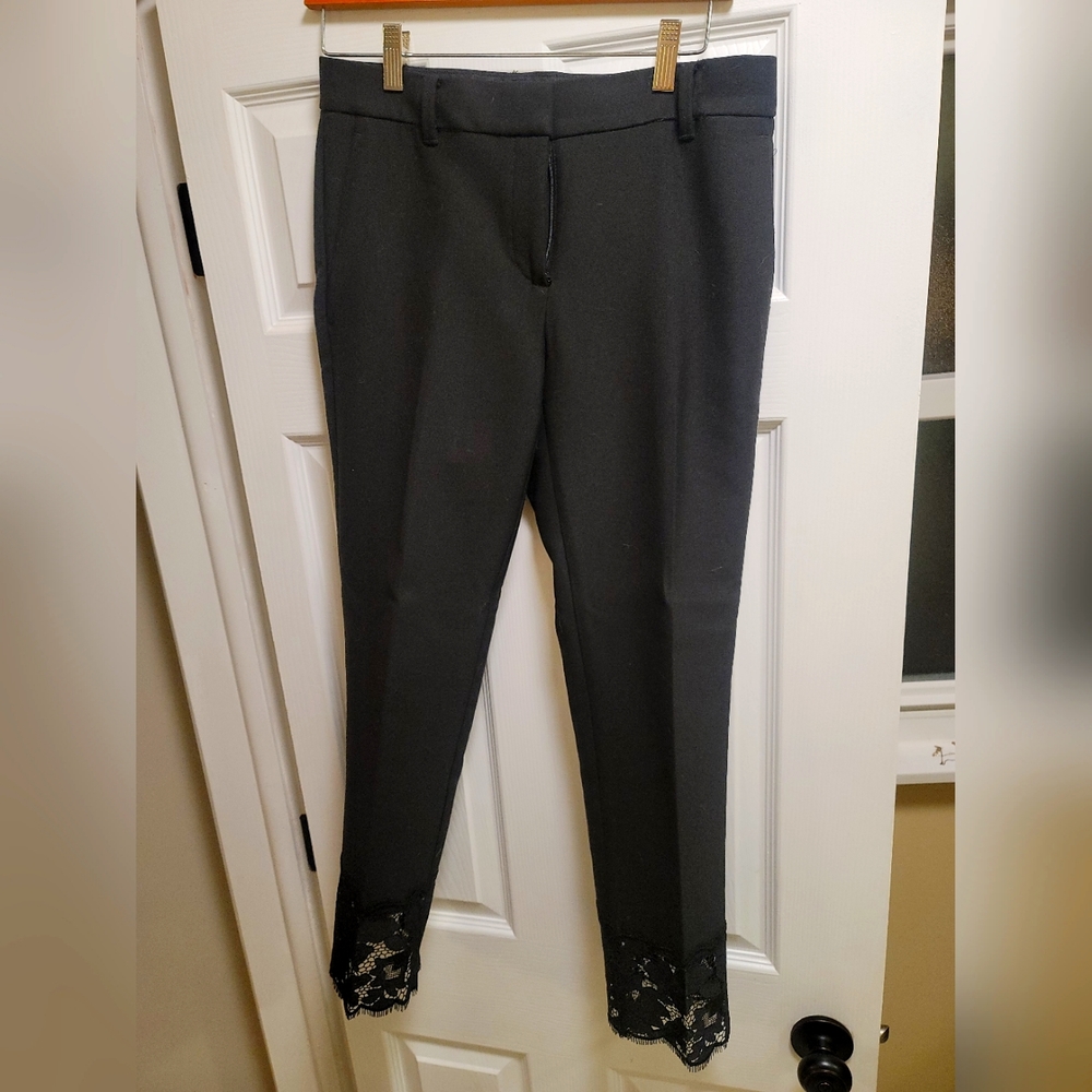 Ann Taylor Trousers with lace detail